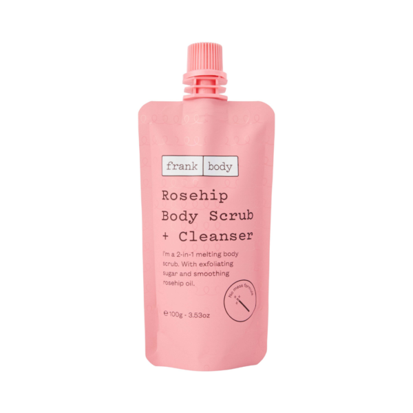 Frank Body Rosehip Body Scrub + Cleanser kooriv kreem 100g