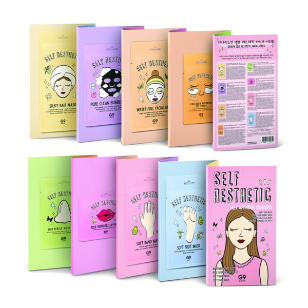G9 Skin Self Aesthetic Masks 8 maskiga iluravi komplekt