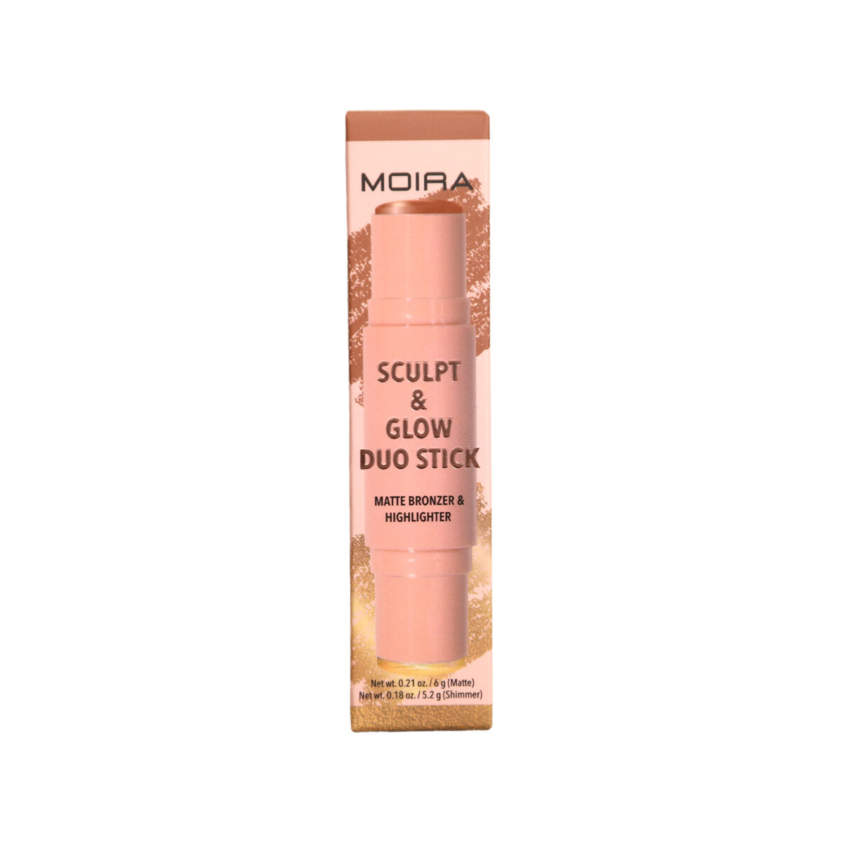Moira Sculpt & Glow Duo Stick 400 Glowing Up kontuurkreem - Image 3