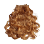 Miellee 100% natural clip in juuksepikendused strawberry blond 4 klipsi 45cm 2tk